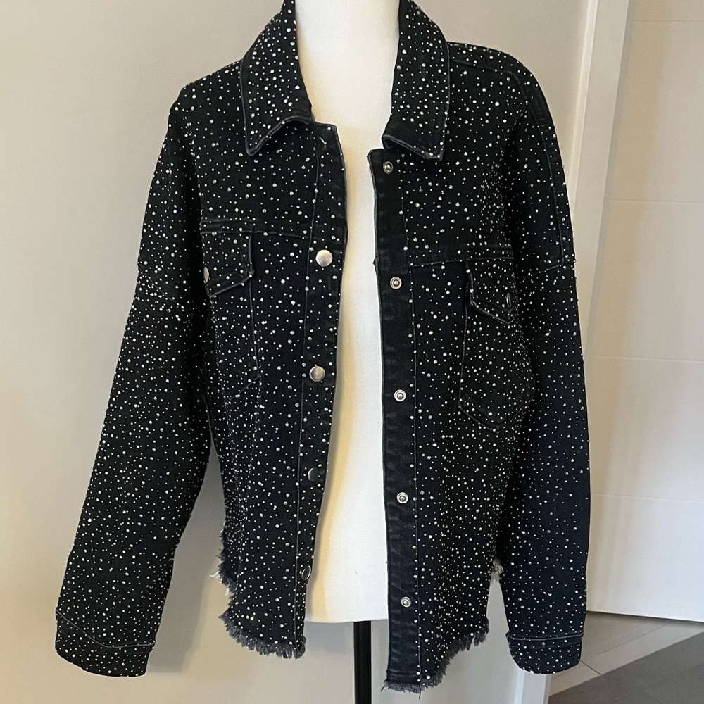 Sequinned Jean Jacket